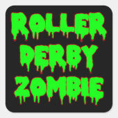 Sticker Zombie Roller Derby (Devant)