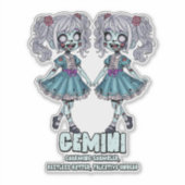 Sticker Zombies Gemini (Devant)