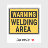 Sticker Zone de soudage - Attention  (Feuille)