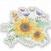 sticker zonnebloempitten (Voorkant)