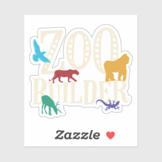 Sticker Zoo Builder Arche Board Jeu