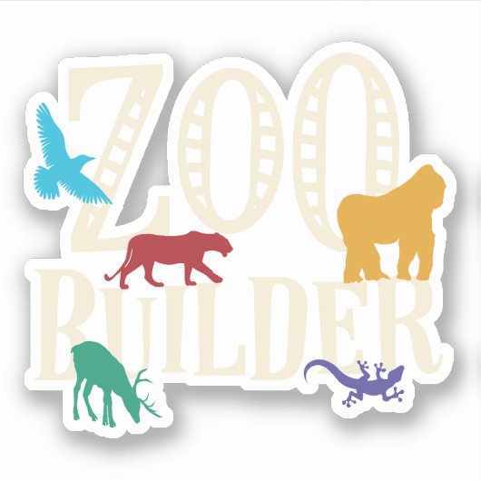 Sticker Zoo Builder Arche Board Jeu (Devant)