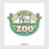 Sticker Zoo de Berlin (Feuille)