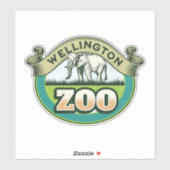 Sticker Zoo de Wellington (Feuille)