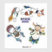 Sticker Zoo spatial ! (Feuille)