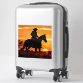Sticker ZOYNK Cowboy Sunset 0023384 (Sur valise)