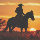 Sticker ZOYNK Cowboy Sunset 0023384 (Devant)