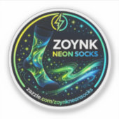 Sticker Zoynk Neon Socks (Devant)