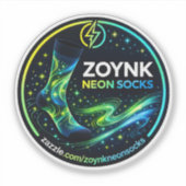 Sticker Zoynk Neon Socks (Devant)