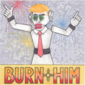 Sticker Zozobra Vieux Homme Gloom Père Noël Fe, NM Traditi (Devant)