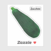 Sticker Zucchini (Feuille)