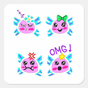 StickerDroom Groot: Kawaii Neon Stickers door 11-j