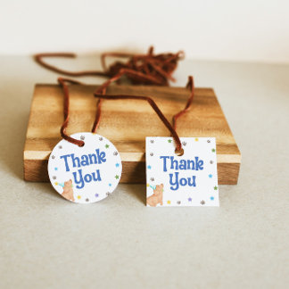 Stickerlabel voor zakjes met hondenbrokjes ronde sticker