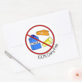 Stickers "100% Laitier" (Grand) (Enveloppe)