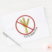 Stickers "100% sans gluten" (gros) (Enveloppe)