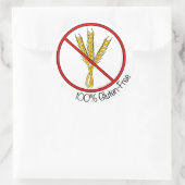 Stickers "100% sans gluten" (gros) (Sac)