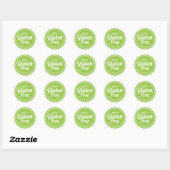 Stickers 100% sans gluten — Vert (Feuille)