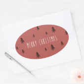 Stickers 11,4 x 6,9 cm, 4 par sheet - Christmas (Enveloppe)