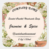 Stickers #11 cadeau étiquette à bougie carte modif (Devant)