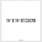 STICKERS 14 X 14" (Feuille)