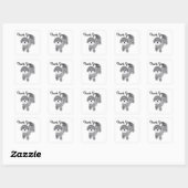 Stickers #1 Gris Merci (Feuille)