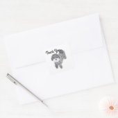 Stickers #1 Gris Merci (Enveloppe)