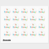 Stickers "1er anniversaire" (Feuille)