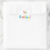 Stickers "1er anniversaire" (Sac)