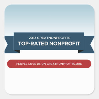 Stickers 2013 GreatNonprofit Top-Rated Award