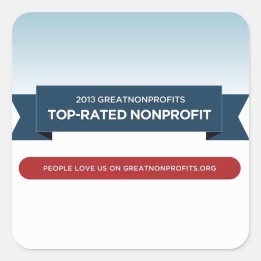 Stickers 2013 GreatNonprofit Top-Rated Award (Devant)
