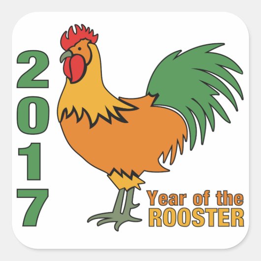 stickers 2017 Rooster (Devant)