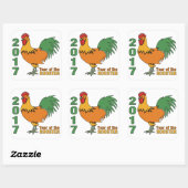 stickers 2017 Rooster (Feuille)
