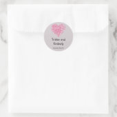 Stickers 20 - 1,5" Favour Pétales Floraux Rose Flo (Sac)