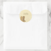 Stickers 20 Cow-boy Wedding Favor (Sac)