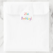Stickers "21e anniversaire" (Sac)