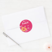 Stickers 232 Luau Party RSVP Hibiscus rose (Enveloppe)