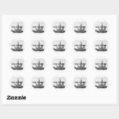 Stickers 2 ronds désorganisés (Feuille)
