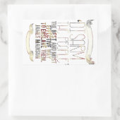 Stickers 2e amendement (PRO-pistolet) (Sac)