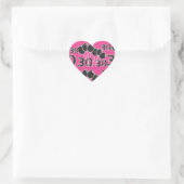 Stickers 30e anniversaire ROSE NOIR (Sac)