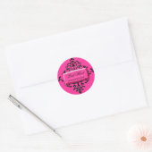Stickers 311-Rose Blast #2 Hot Rose Damask (Enveloppe)