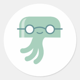 Stickers 3"diameter/blad van 6