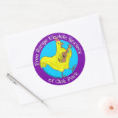 Stickers 3" Free Range Ukulele Society (Enveloppe)