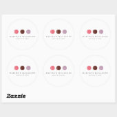 Stickers 3 ronds MACARON TRIO EN FRANÇAIS (Feuille)