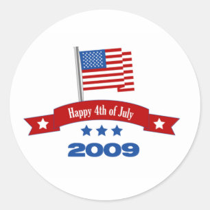Stickers 4 juillet 2009