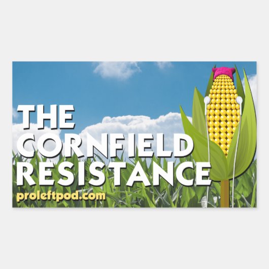 Stickers (4/pg) - The Cornfield Resistance (Voorkant)