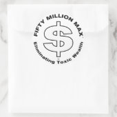 Stickers 50 Million Max™ Logo 3 pouces (6) (Sac)