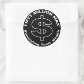 Stickers 50 Million Max™ Logo 3 pouces (6) (Sac)