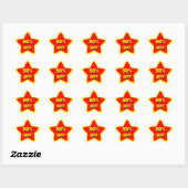 Stickers 50% OFF Star (Feuille)