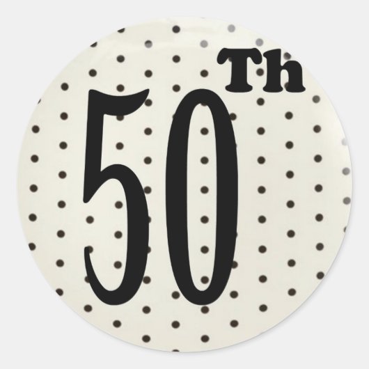 Stickers 50e anniversaire (Devant)