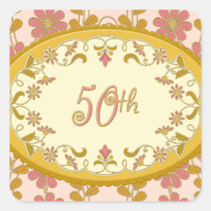 Stickers 50e anniversaire de la marguerite victori